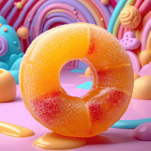 15mg Premium Chewable Tablets (Peach Rings 12mm) - 10ct